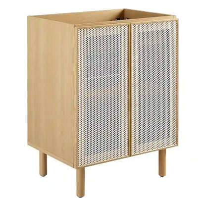 Calla 24 Perforated Metal Bathroom Vanity Cabinet (Sink Basin Not Included)
