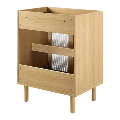 Calla 24 Perforated Metal Bathroom Vanity Cabinet (Sink Basin Not Included)