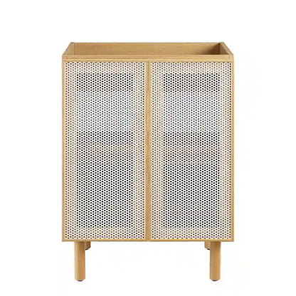 Calla 24 Perforated Metal Bathroom Vanity Cabinet (Sink Basin Not Included)