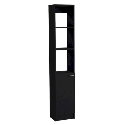 Parks Linen Bathroom Storage Cabinet with 6 Shelves