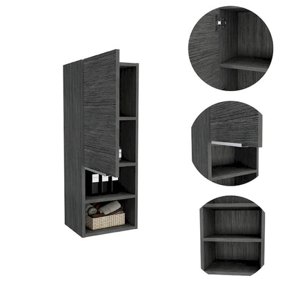 Medicine Cabinet Hazelton,Bathroom, Smokey Oak Finish,High quality and durable