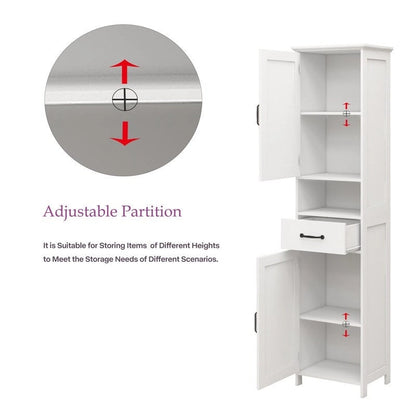 Double Door Narrow Height Floor Standing Cabinet