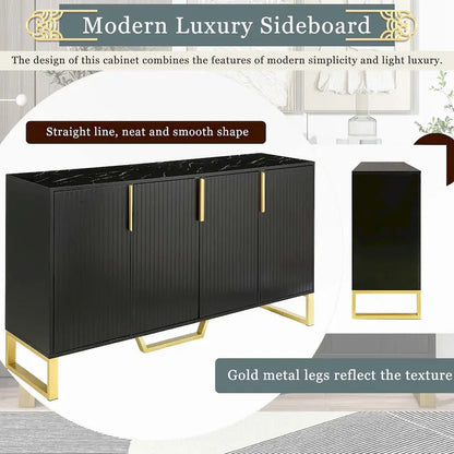 Modern sideboard with Adjustable Shelves For Kitchen