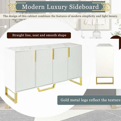 Modern sideboard with Adjustable Shelves For Kitchen