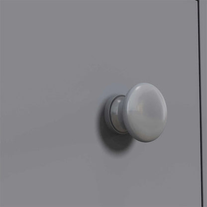 6.25x20.5x28.25 Wood Rolling Narrow Bathroom Side Storage Cabinet