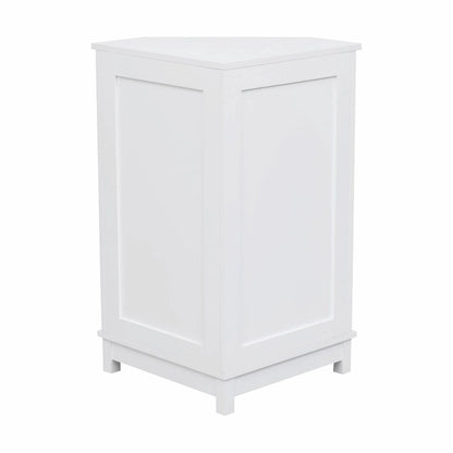 Triangle Corner Bathroom Storage Cabinet with Adjustable Shelf