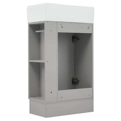 Bathroom Vanity Cabinet with Two-tier Shelf
