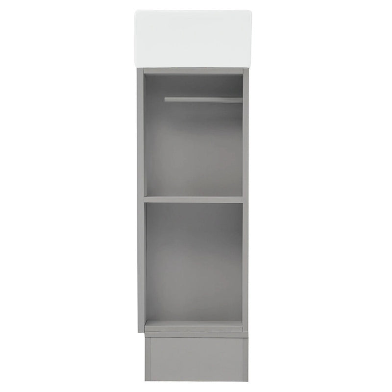 Bathroom Vanity Cabinet with Two-tier Shelf