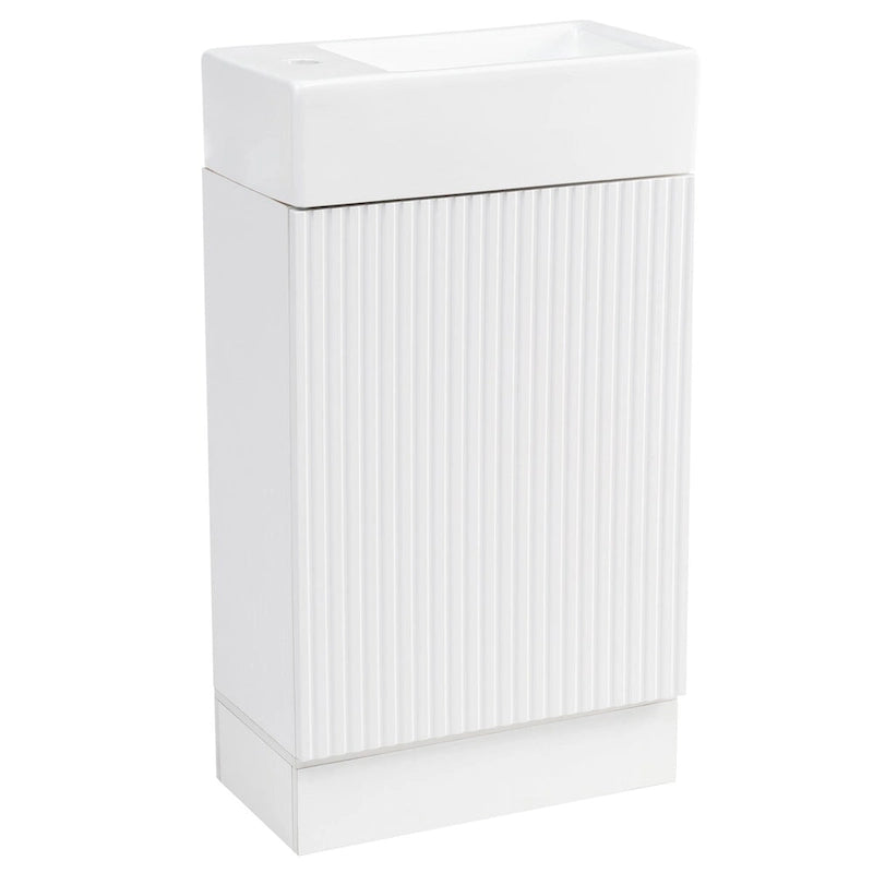 Bathroom Vanity Cabinet with Two-tier Shelf