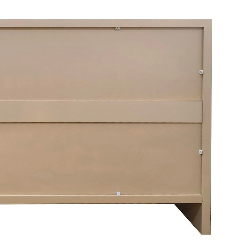 Farmhouse Style 4 Door Wooden Sideboar for Living Room