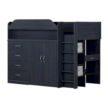 South Shore Asten Loft Bed with Desk